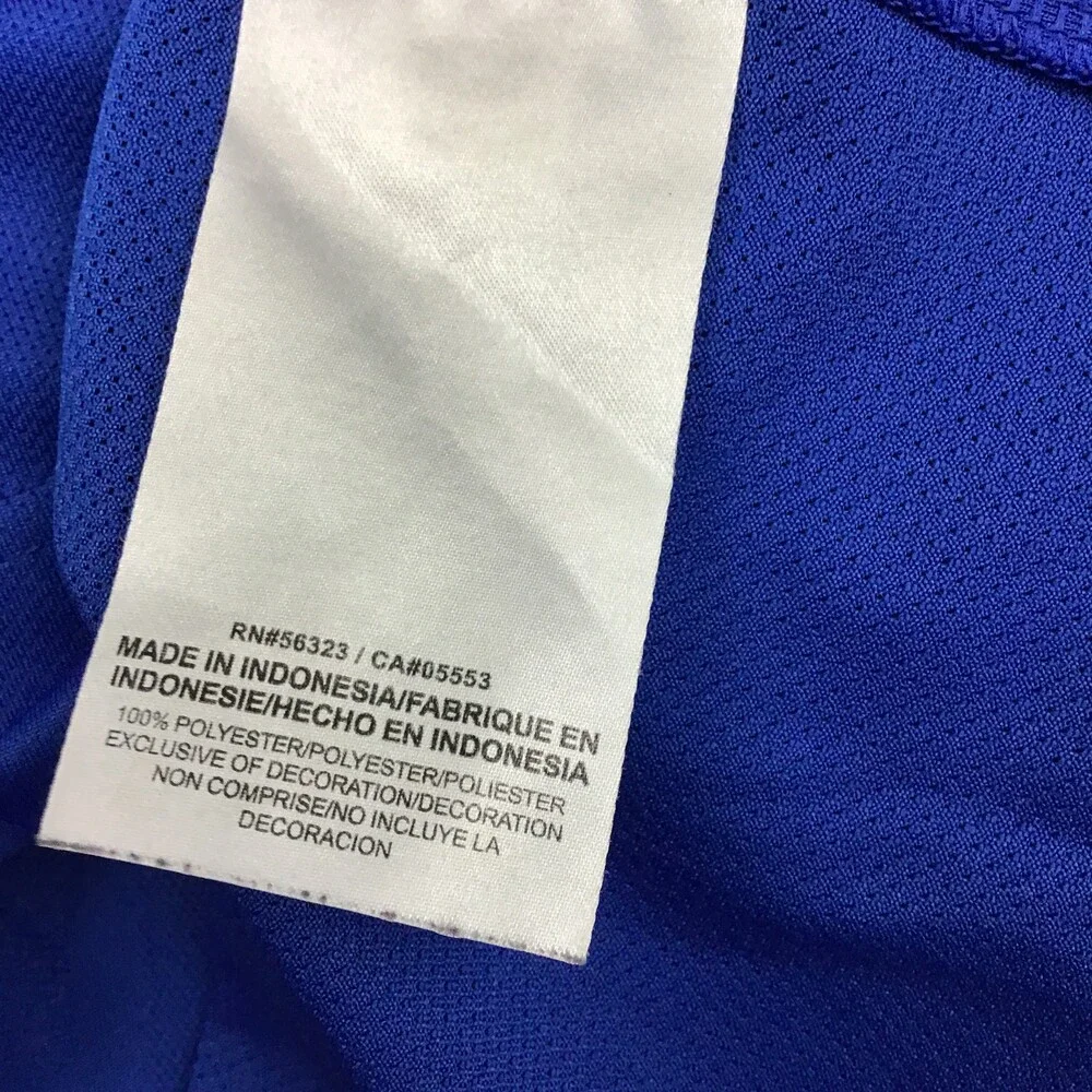 Duke Blue Devils Shirt Men Medium Blue Gray Nike Elite Basketball Dri FIt Swoosh